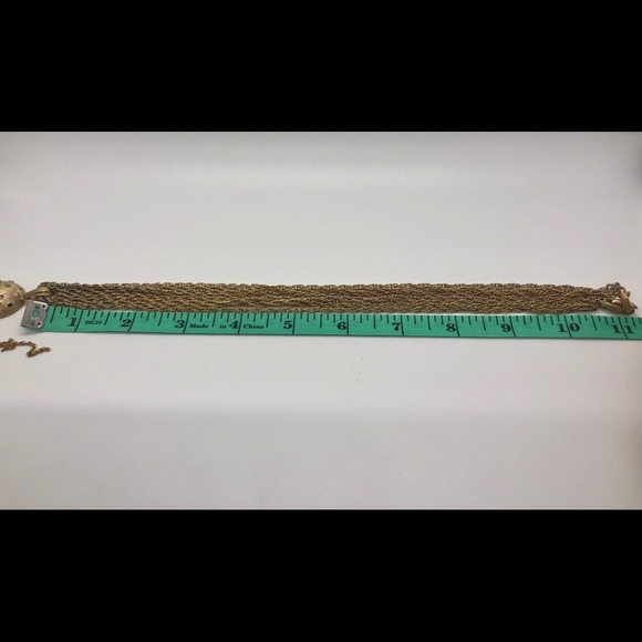 Sold!!!Vintage Mushroom Cap Chain Tassel Necklace - Picture 6 of 8